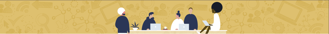 winding roads with milestones illustration